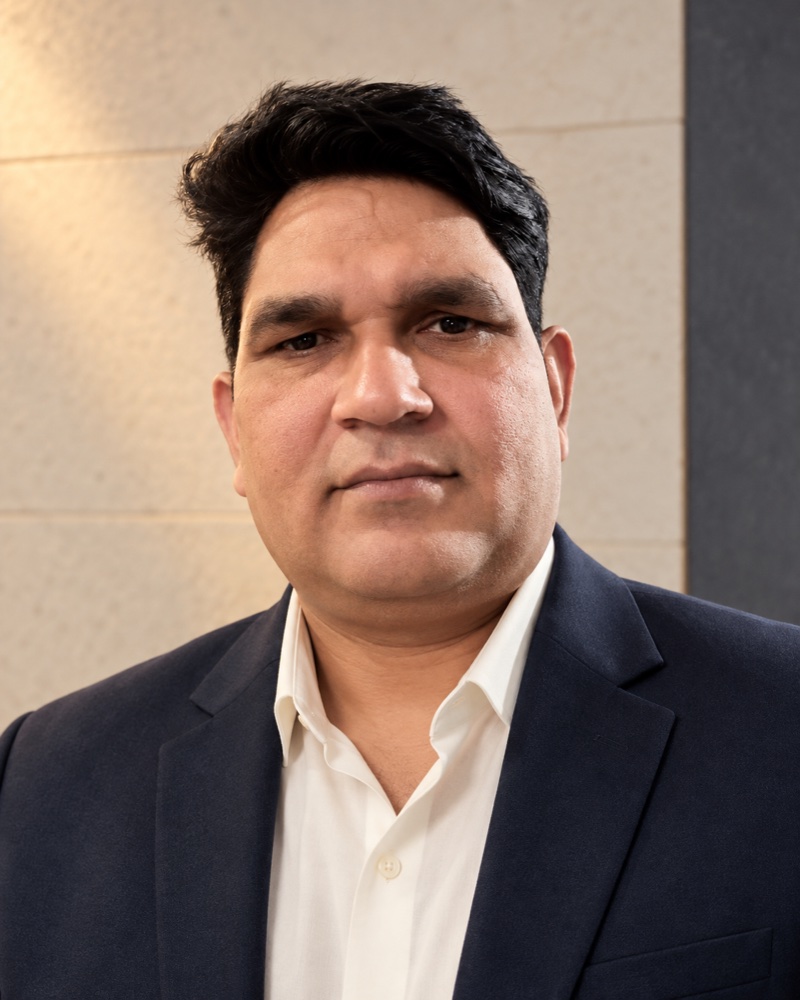 Portrait of Pramod Shukla, Founder of Alrise Elevators